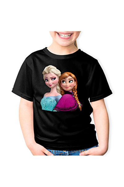 OEM Tricou copii Elsa Frozen Anna Elsa Costum