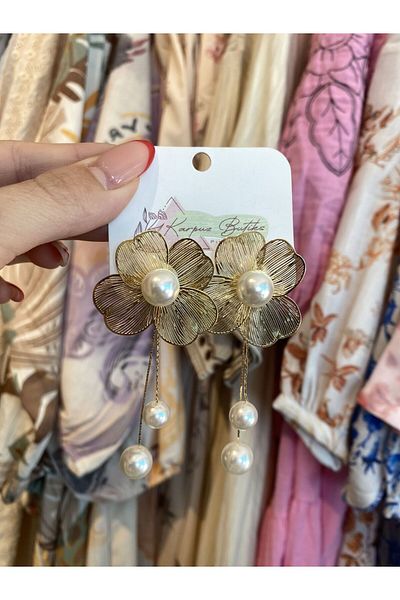 karpuzbutiks Gold Vip Earrings 9