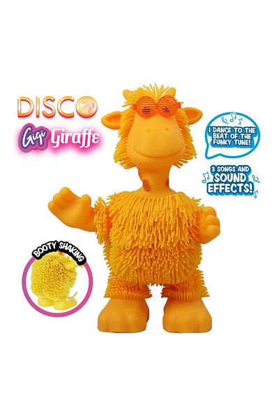 Rally Interactive Dancing Giggly Bits Giraffe - Walks, Wiggles Ears, Plays Fun Music for Kids, Disco Desig