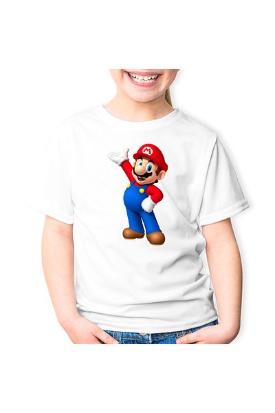 OEM Super Mario Bros Arcade Game VIP Kids T-shirt