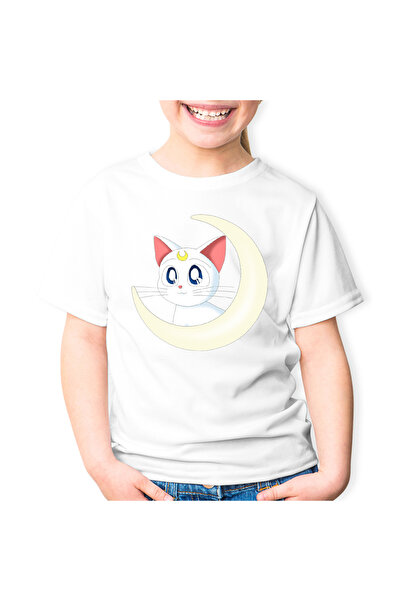 OEM Παιδικό μπλουζάκι Sailor Moon Artemis Love Gift Anime Love