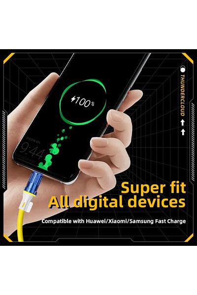 piva BEVA CTL-H Type-C PD Fast Charging Cable 27W Supports Android, iPhone 15/16, iPad Type-C, 1.2m