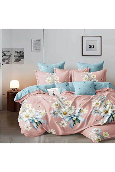 Patul Lenjerie Bumbac Finet, Pucioasa, Pat Dublu, 2 Persoane, 6 Piese