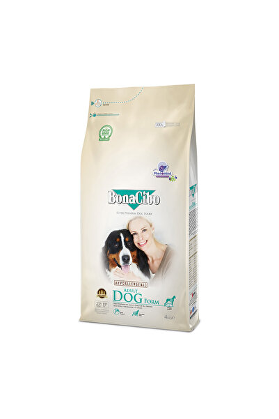BonaCibo Adult Dog Form Tavuklu Yetişkin Köpek Maması, 4 Kg, Tüm Irklar İçin,...