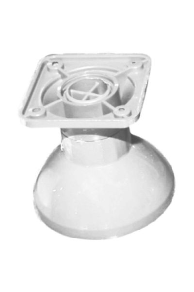 flores Cup furniture leg, white, 70 mm, 4 pcs / set