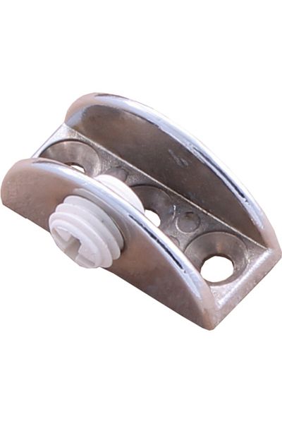 flores Oval support, for glass shelf, chrome, 35 mm, 20 pcs / set