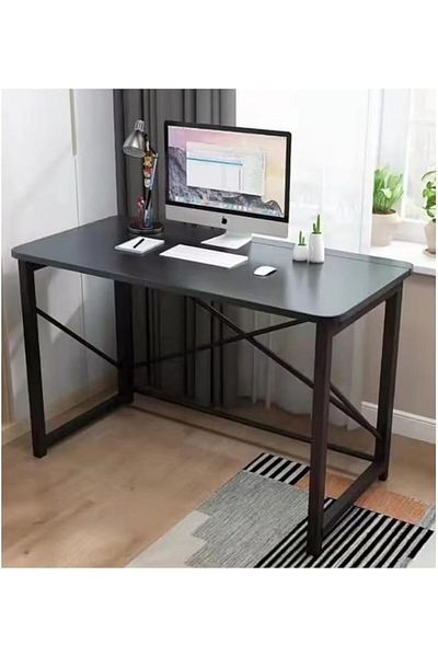 AGD Computer Desk Simple Design Multi-purpose Computer Table Study Desk Ergonomic Desk 120x60x73cm/B