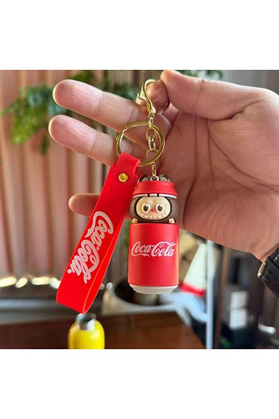 LABUBU Mini Coca-Cola – Breloc Surpriză Blind Box, Față Vinil, Colectibil, Ediție Limitată