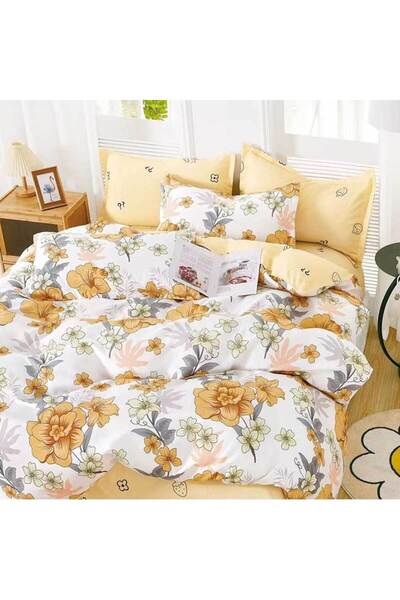 Patul Lenjerie Bumbac Finet, Pucioasa, Pat Dublu, 2 Persoane, 6 Piese