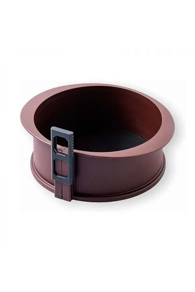 Lacor Forma din silicon rotunda antiaderenta cu baza din sticla, 20 cm Ø