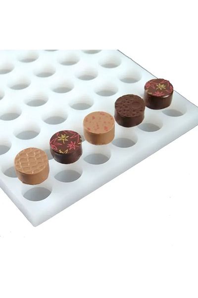Pavoni Silicone mold for single-portions 54 cavities, Ø26x14h mm, Chocoflex
