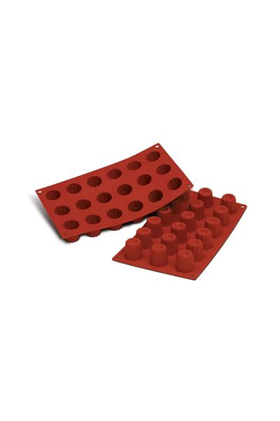 silikomart Forma din silicon, Mini Cannele Sf033, 18 cavitati