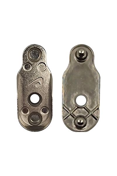 flores Metal support with guide for oval bar 15 x 29 mm, 50 pcs / set