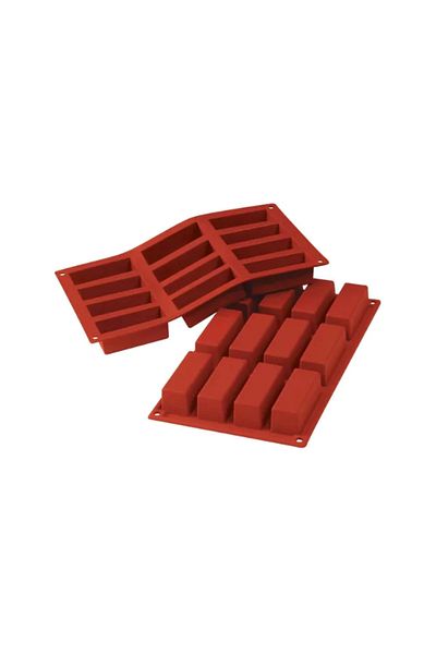 silikomart Silicone mini cake mold, Sf026, 12 cavities