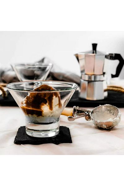 Stalgast Set of 12 ice cream and dessert cups, Ypsilon, 375 ml
