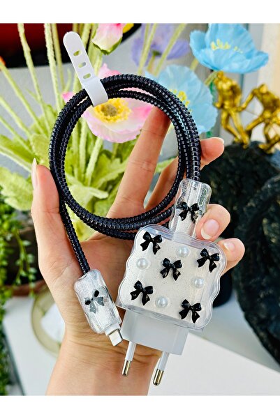 Go Aksesuar IPhone 18/20 W Şarj Cihazı Uyumlu 5 Parça Şarj Koruma Seti