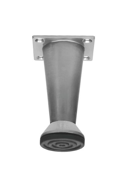 flores Satin metal furniture leg, 80 mm