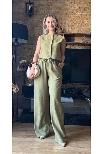 Cardella Tiril Tiril Summer Women's Vest Pants Double Set