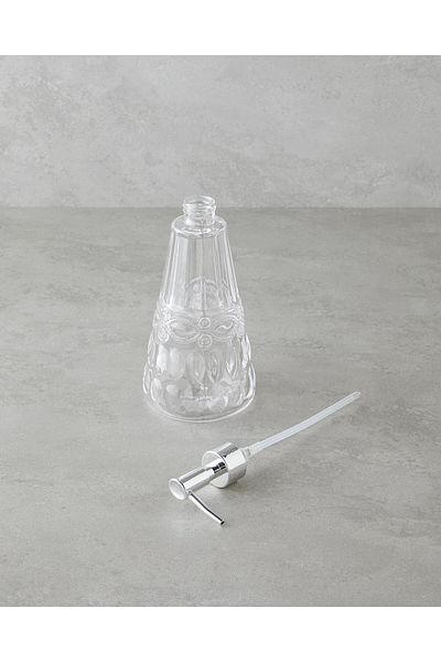 English Home Διανομέας Υγρού Σαπουνιού Μπάνιου Mare Glass 10x20 cm Διαφανές