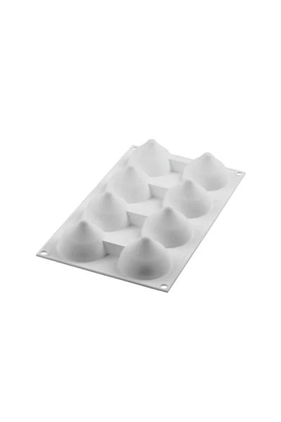 silikomart Silicone mold, Goutte, 8 cavities, Ø54 × 40mm, 55 ml