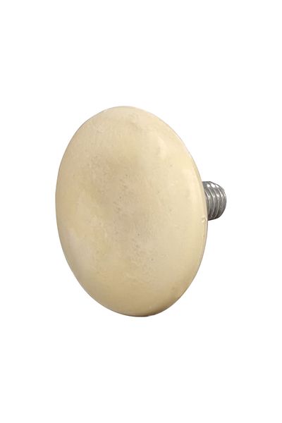 flores Furniture leg Ø 36 mm, thread M6 x 12 mm, cream, 100 pcs / set