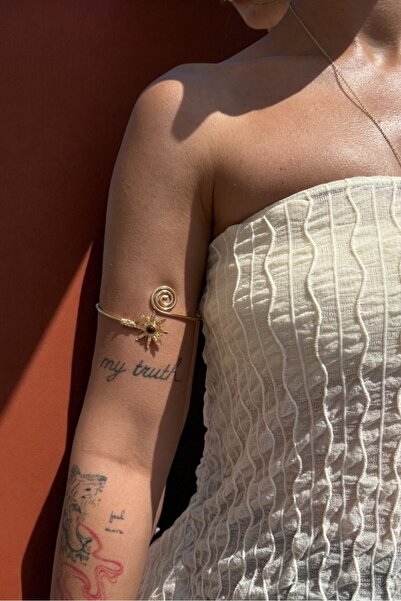 Huit GÜNEŞ VE SPİRAL MODEL ÜST KOL BİLEKLİĞİ