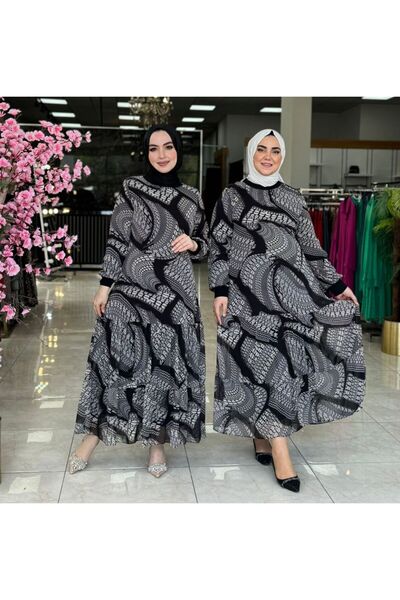 ECESSAMODAM Φόρεμα Hijab σιφόν