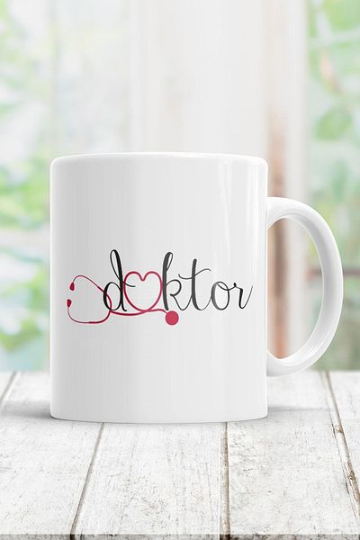 ÇELİKLER HEDİYE Doctor Printed Mug
