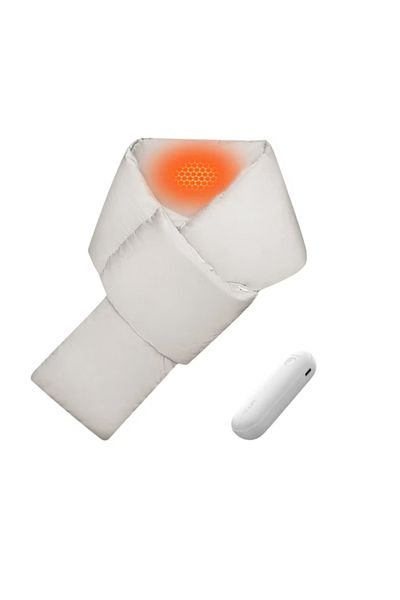 JISULIFE Jisulife heating pad scarf, 3 levels, 4500 mAh, white
