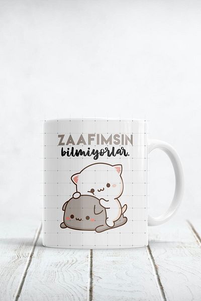 ÇELİKLER HEDİYE They Don't Know You Are My Weakness Printed Mug