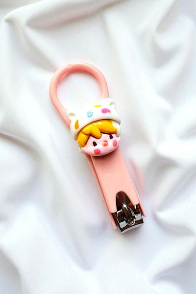 PETEK AKSESUAR Cute Figure Nail Clipper Pink