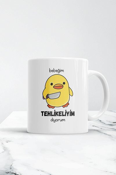 ÇELİKLER HEDİYE Baby I Say I'm Dangerous Printed Mug