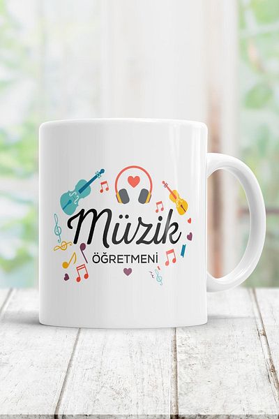ÇELİKLER HEDİYE Music Teacher Printed Mug