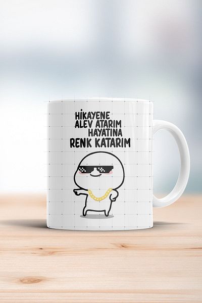 ÇELİKLER HEDİYE I Throw Flames into the Story and Color into Life Printed Mug