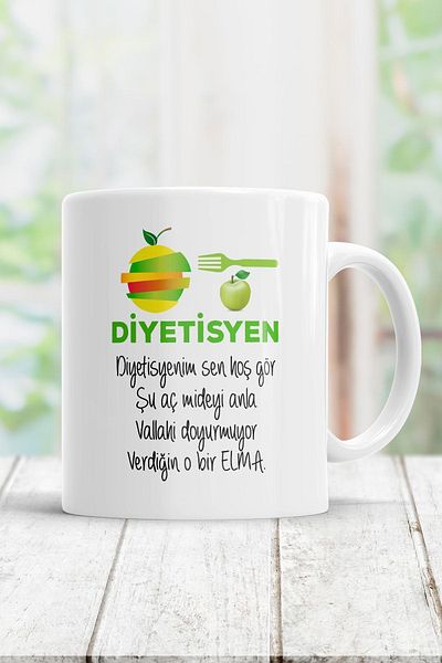 ÇELİKLER HEDİYE Dietitian Printed Mug