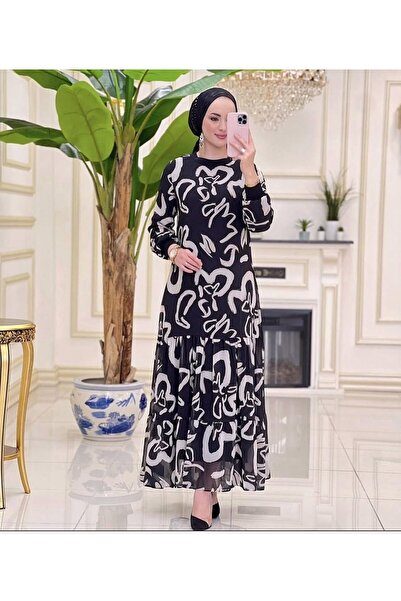 ECESSAMODAM Φόρεμα Hijab σιφόν