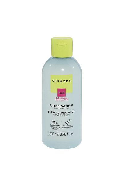 SEPHORA COLLECTION Super Glow Toner – Brighten & Tone with Vitamins C + E, Lightweight 200 ml