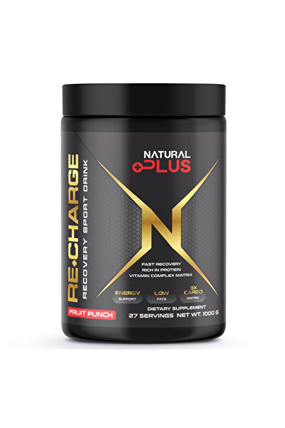 Natural Plus Re+Charge 1kg, fruit punch flavour-Recuperare dupa efort