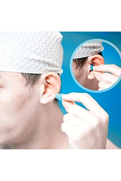 poswicon Yüzücü Tıkaç Seti, Silikon Burun Klipsi ve Kulak Tıpası, Gürültü Engelleyici Uyku ve Yüzme için