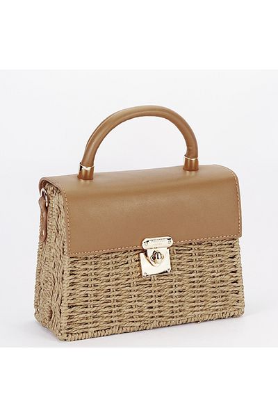 Flora&Co Paris Paper Straw Crossbody Bag C1057 15