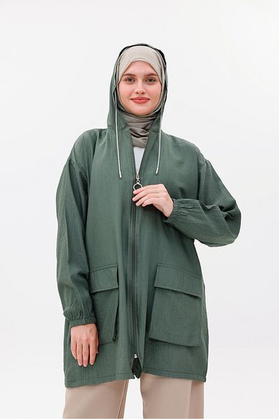 Quen Women's Oversize Zipper Cap
