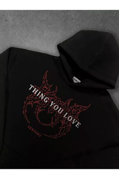 Kalic Studio Cupla Unisex Thing You Love Sweatshirt Black