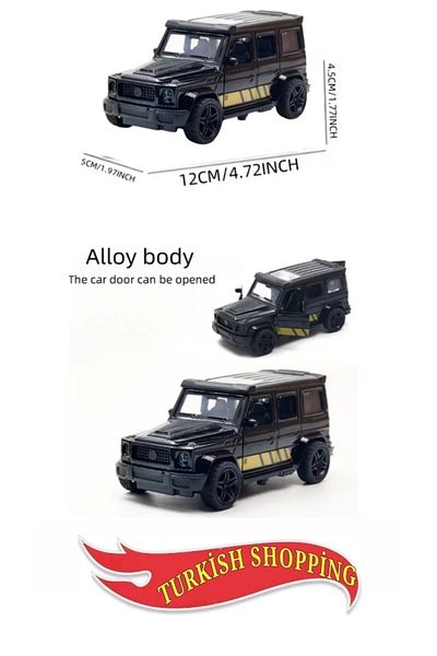 shop 1:36 Scale Durable Metal Pull Drop Three Doors Opening Jeep