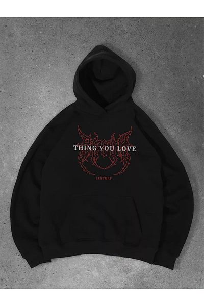 Kalic Studio Cupla Unisex Thing You Love Sweatshirt Black