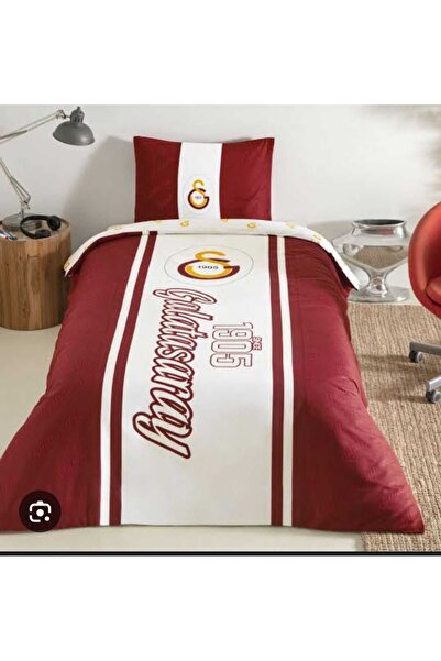 Taç Lisanslı Galatasaray glow 100x200cm Lastikli Çarşaflı Nevresim Takımı