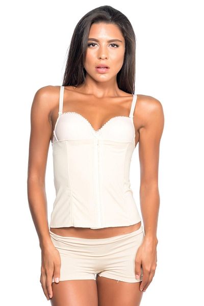 bazaar-turkey all you need Ten Mi Emay 2865 Agraflı Underwire Supported Laser Waist Corset