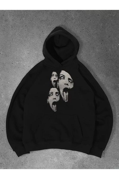Kalic Studio Cupla Unisex Triple Scream Sweatshirt Black
