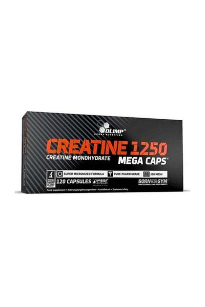 Olimp Creatine 1250, Creatine Monohydrate Mega Caps, 120 Capsules