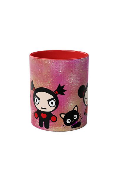DUBLEMETRE Cute Characters Printed Mug