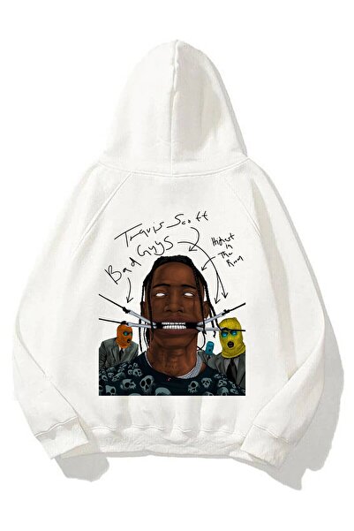 Tarzsokak Unisex Jackboys Travis Scott bela majica Trndz328